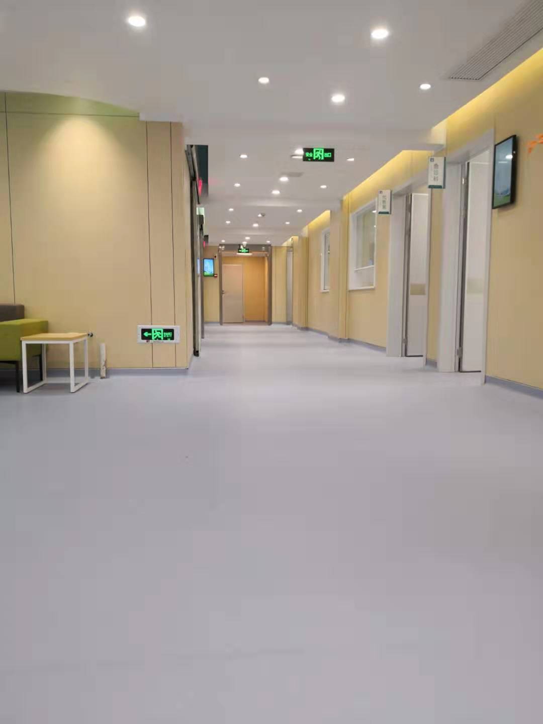 湘之雅胃肠医院洁福PVC地板完工图