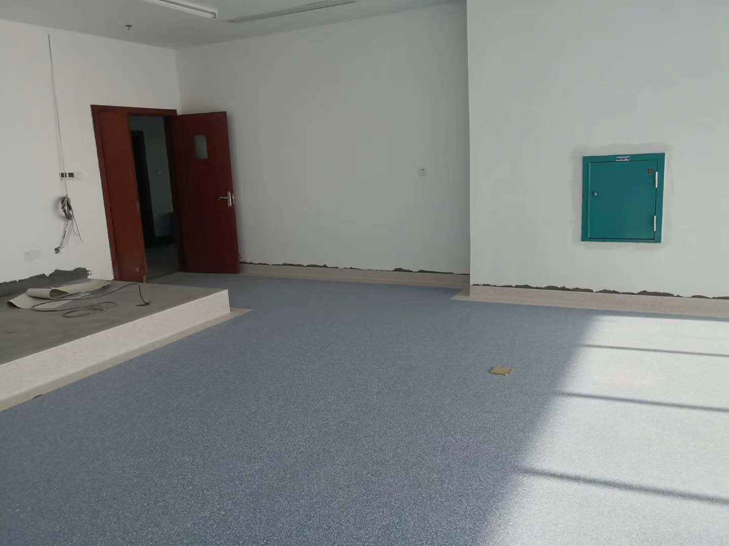 益阳中心医院施工洁福动力系列PVC地板