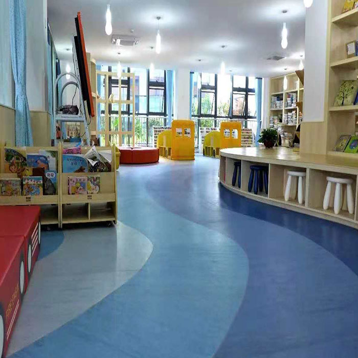 洁福PVC地板-教育地板案例