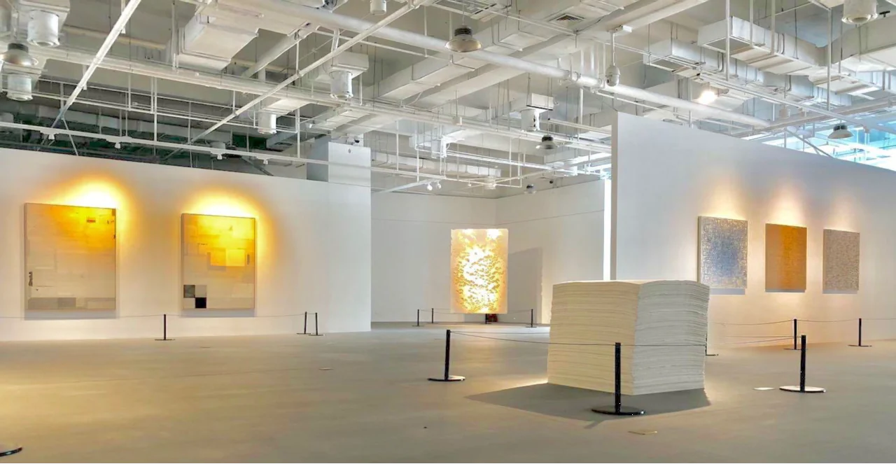 艺术面层自流平展厅应用