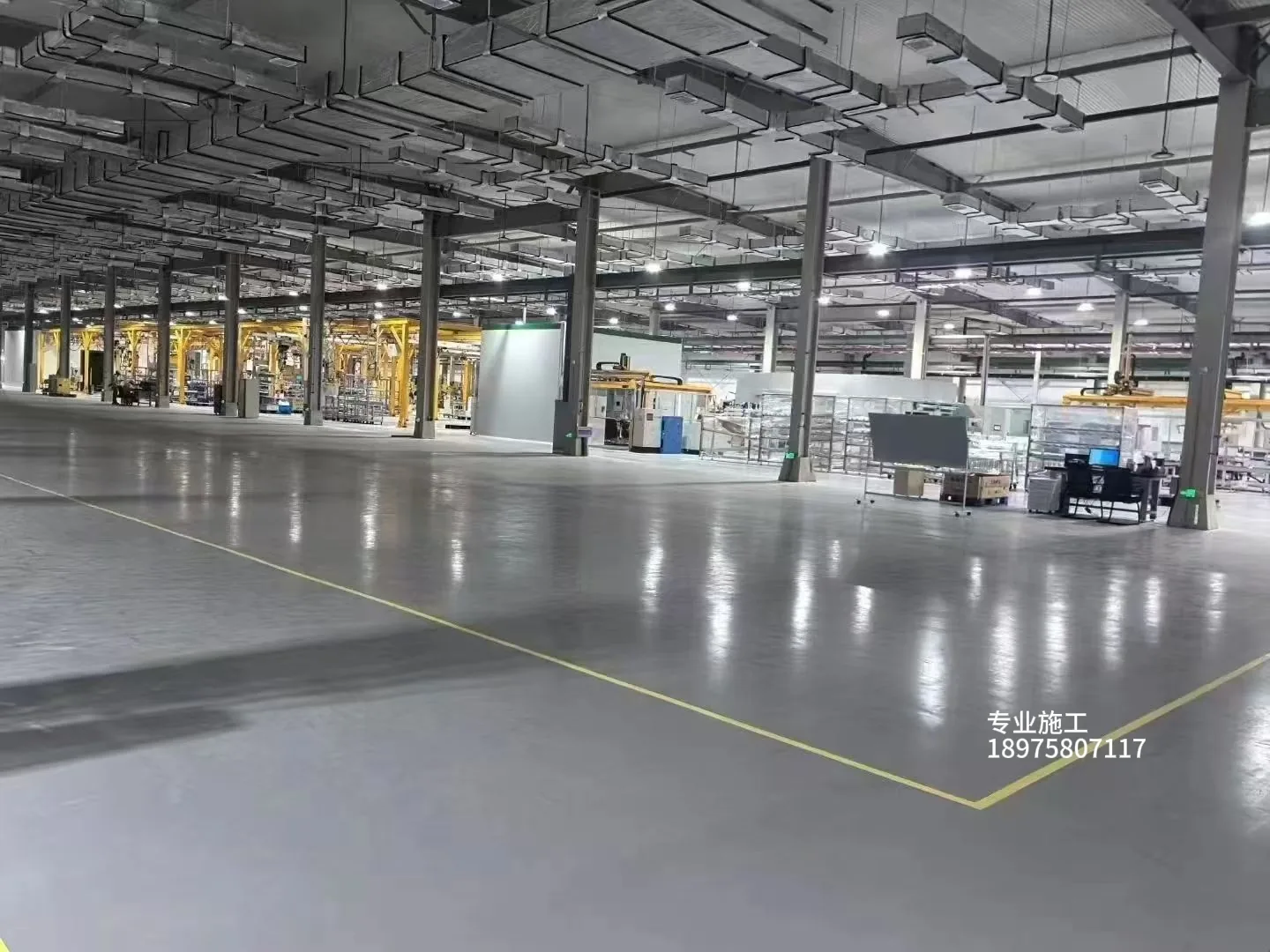 大型工厂工商业地坪施工案例