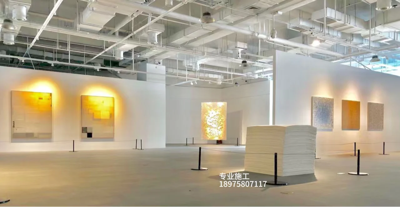 美术馆工商业地坪施工案例