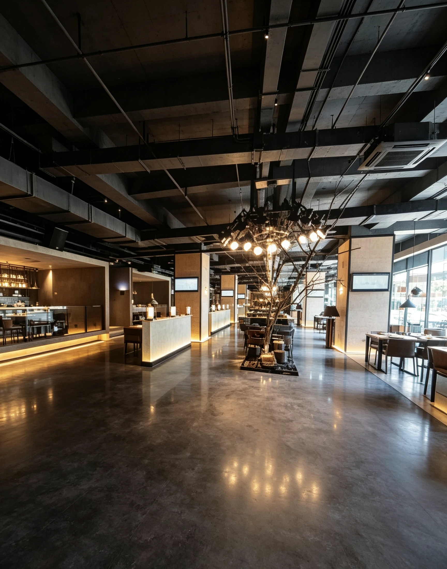 PANDOMO 创意地坪餐厅空间